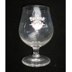 Verre à pieds ancien à bière la Bécasse